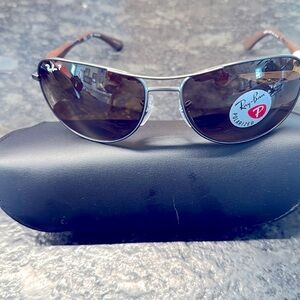 Brand New Ray Ban P polarized 3519 Aviator Sunglasses